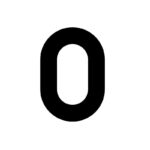 METRO-Zeichen in Mattschwarz