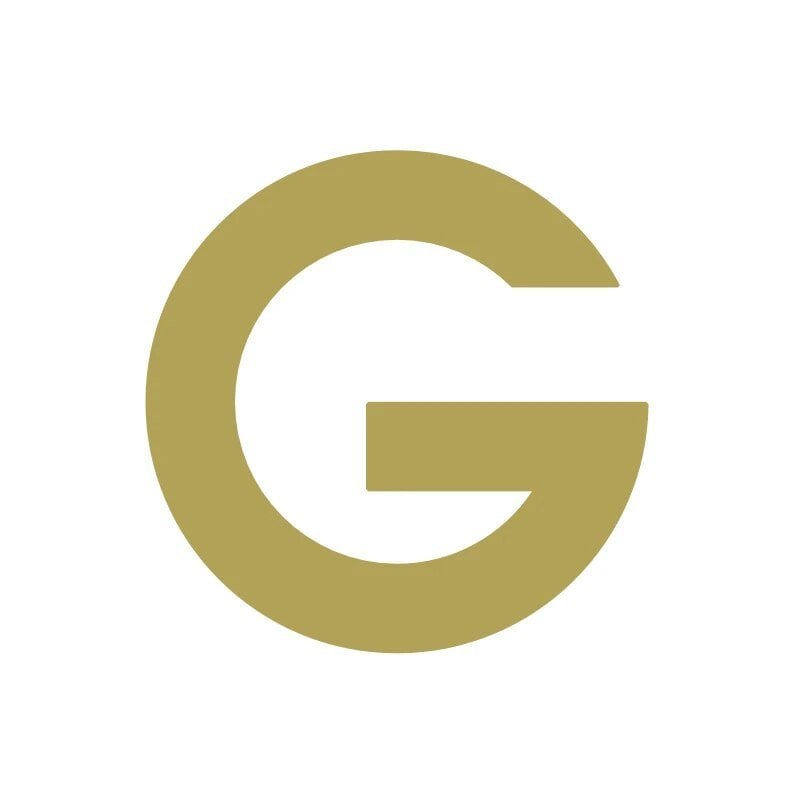 Caratteri METRO in ottone satinato