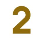 METRO Zahlen in Antik-Messing