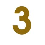 METRO Zahlen in Antik-Messing