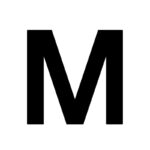 METRO Zahlen in Mattschwarz