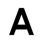 METRO Zahlen in Mattschwarz