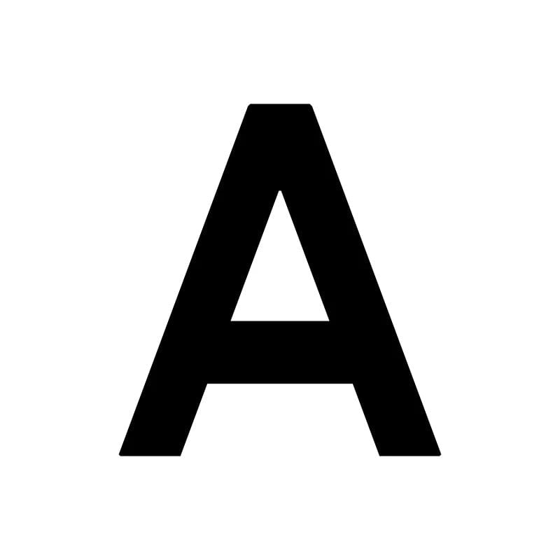 METRO Zahlen in Mattschwarz 8 METRO Zahlen in Mattschwarz