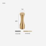 Crochets muraux en laiton MODULA