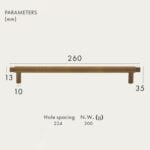 Manillas MORFI de latón macizo