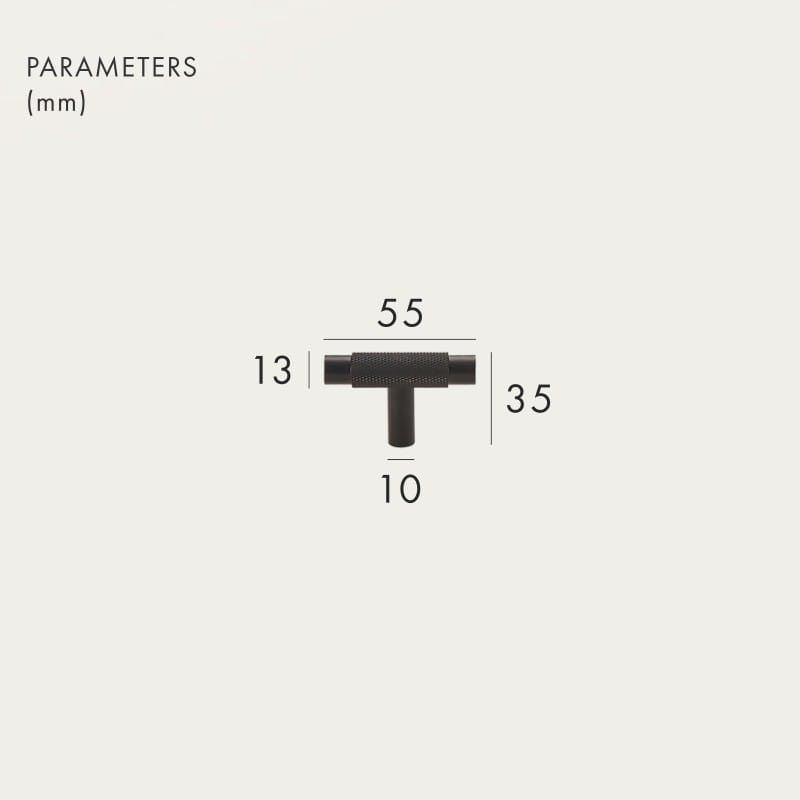 Barre a T in ottone massiccio MORFI