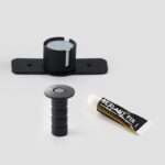 Fermaporta magnetico NEMA in ottone (polvere senza zoccolo)