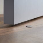 Fermaporta magnetico NEMA in ottone (polvere senza zoccolo)