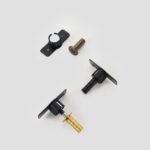 Fermaporta magnetico NEMA in ottone (polvere senza zoccolo)