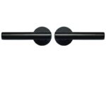 NOVUS Massiv-Messing-Türgriffe & Schloss-Set