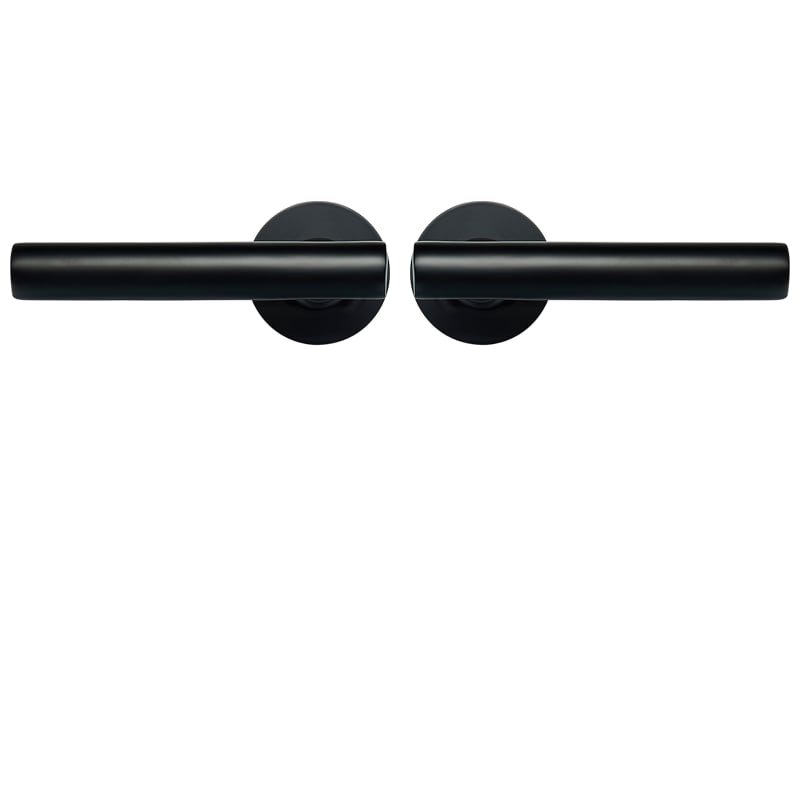 NOVUS Massiv-Messing-Türgriffe & Schloss-Set