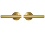 NOVUS Massiv-Messing-Türgriffe & Schloss-Set