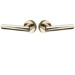 NOVUS Massiv-Messing-Türgriffe & Schloss-Set