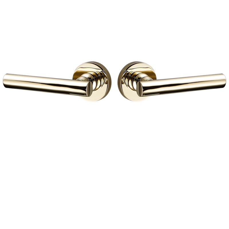 NOVUS Massiv-Messing-Türgriffe & Schloss-Set