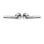 NOVUS Massiv-Messing-Türgriffe & Schloss-Set