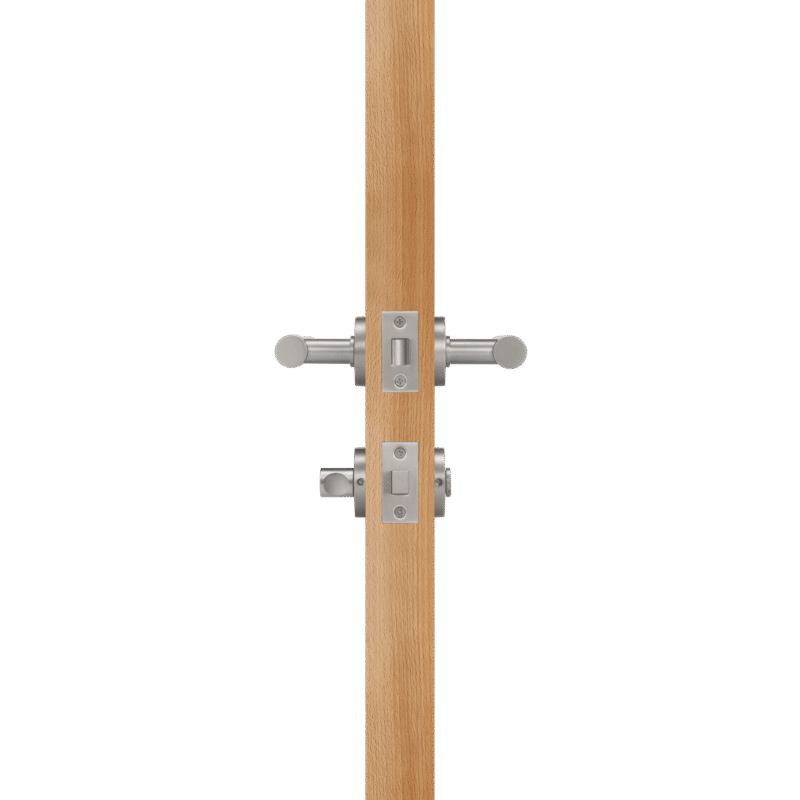 NOVUS Massiv-Messing-Türgriffe & Schloss-Set