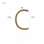 OBRE Satin Brass House Numbers