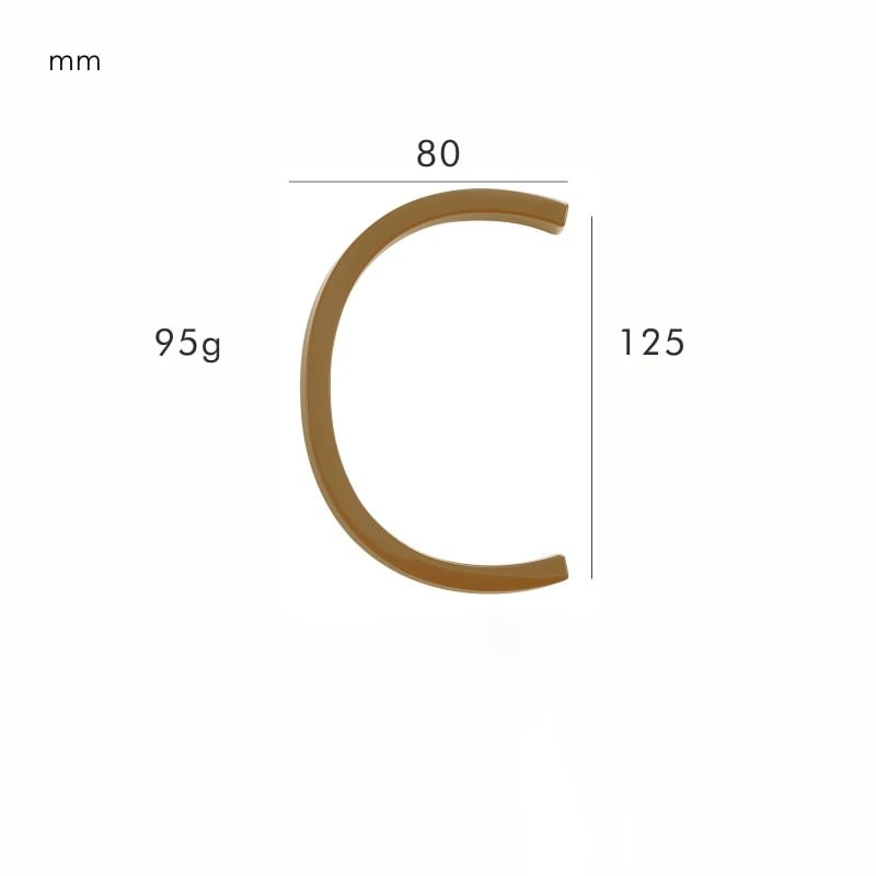 OBRE Satin Brass House Numbers