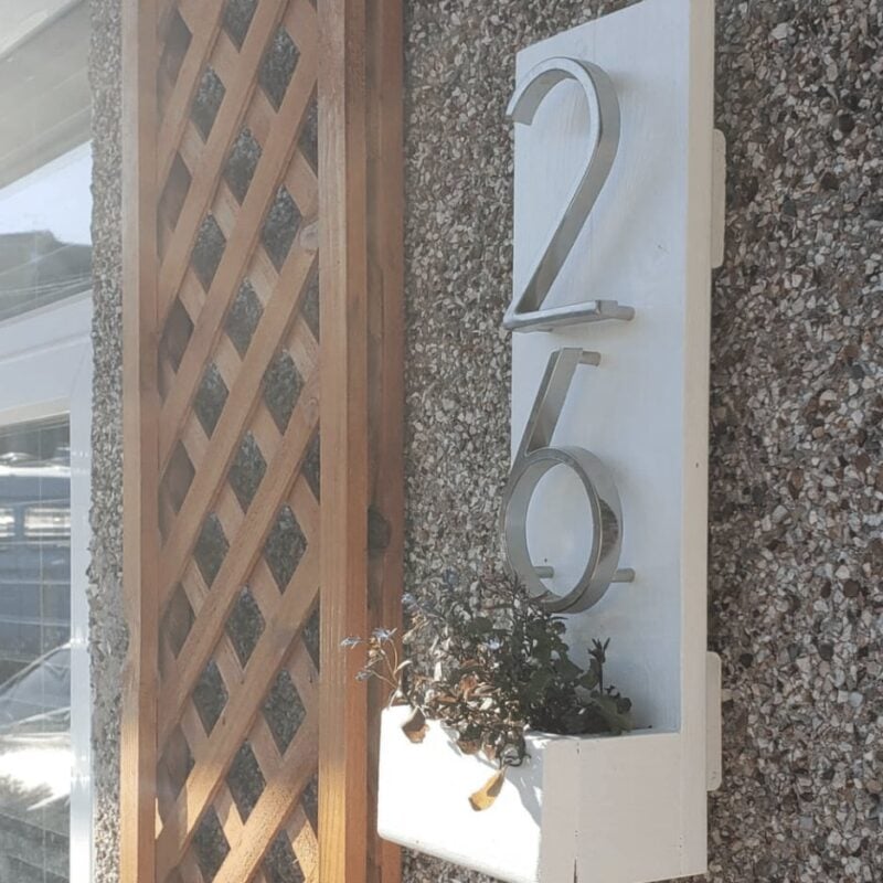 OBRE Satijnnikkel huisnummers