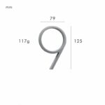 OBRE Satijnnikkel huisnummers