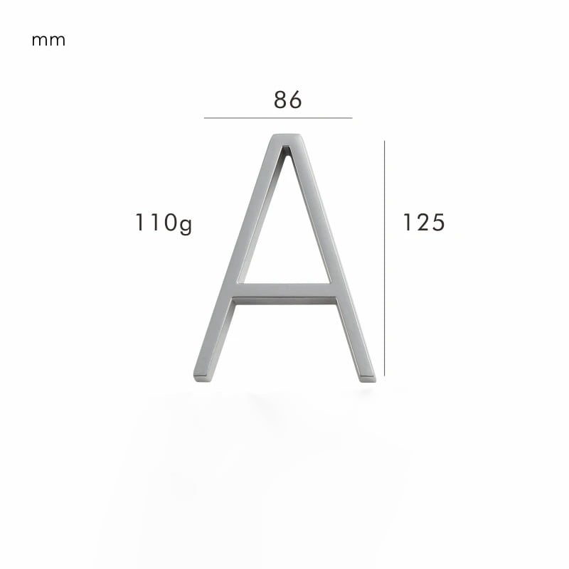 OBRE Satijnnikkel huisnummers