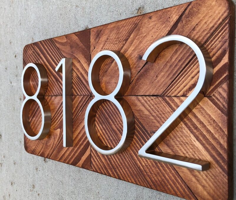 OBRE Satijnnikkel huisnummers