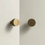 OSLO gekartelde messing knop