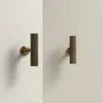 OSLO Barra a T zigrinata in ottone