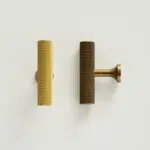 OSLO Barra a T zigrinata in ottone