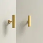 OSLO Barra a T zigrinata in ottone