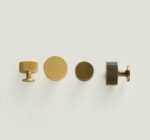 OSLO Knurled Brass Knob