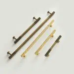 OSLO Knurled Brass Bar Handle