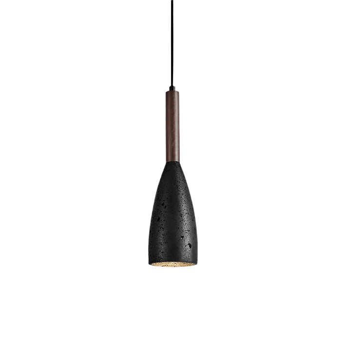 PLANA Stone & Wood Pendant Light