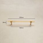 Acrylique PUR et poignées en laiton