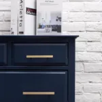 Poignées QUADRA en laiton massif