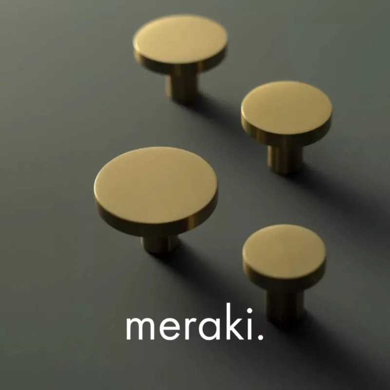 Pomelli in ottone massiccio COMMET