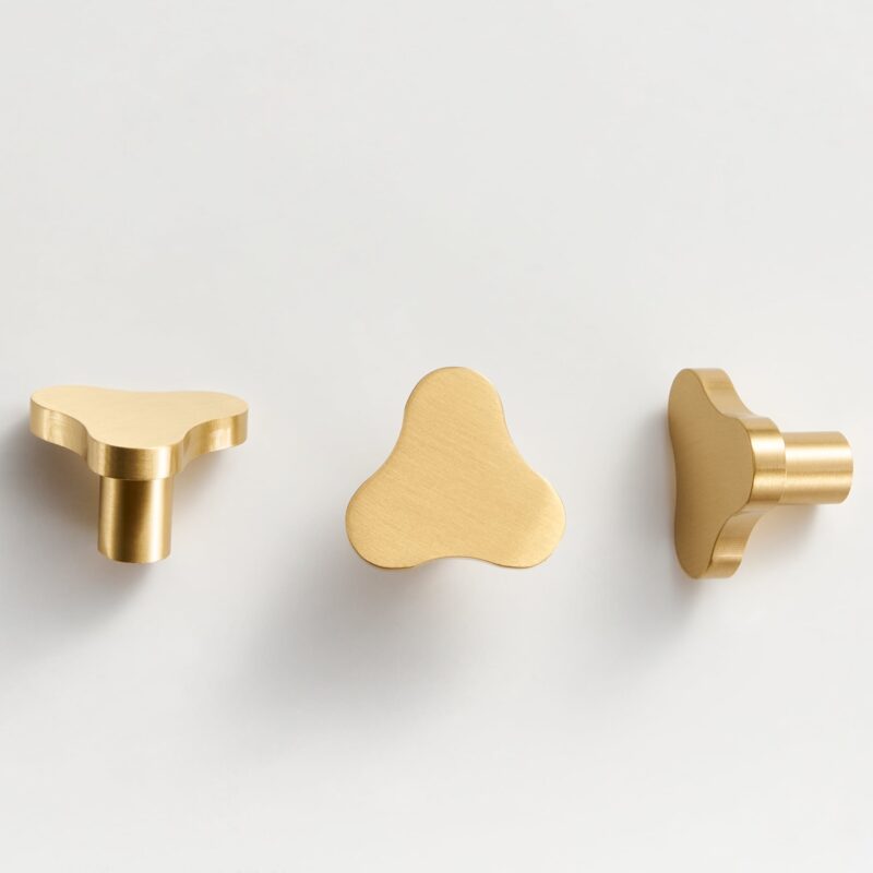 REO-Knauf aus massivem Messing