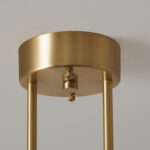 meraki. Renovación de la lámpara de araña de latón RISTA