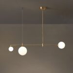 Lampadario in ottone RISTA
