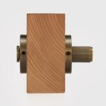 RIVO Massivmessing-Sichtschutzriegel