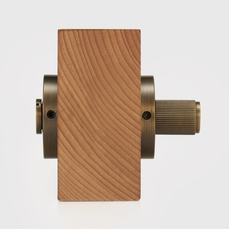 RIVO Massivmessing-Sichtschutzriegel