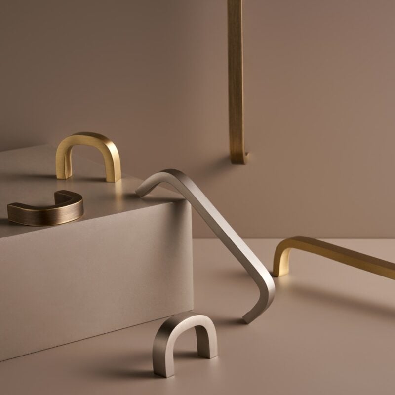 RIVO massief messing trekstang