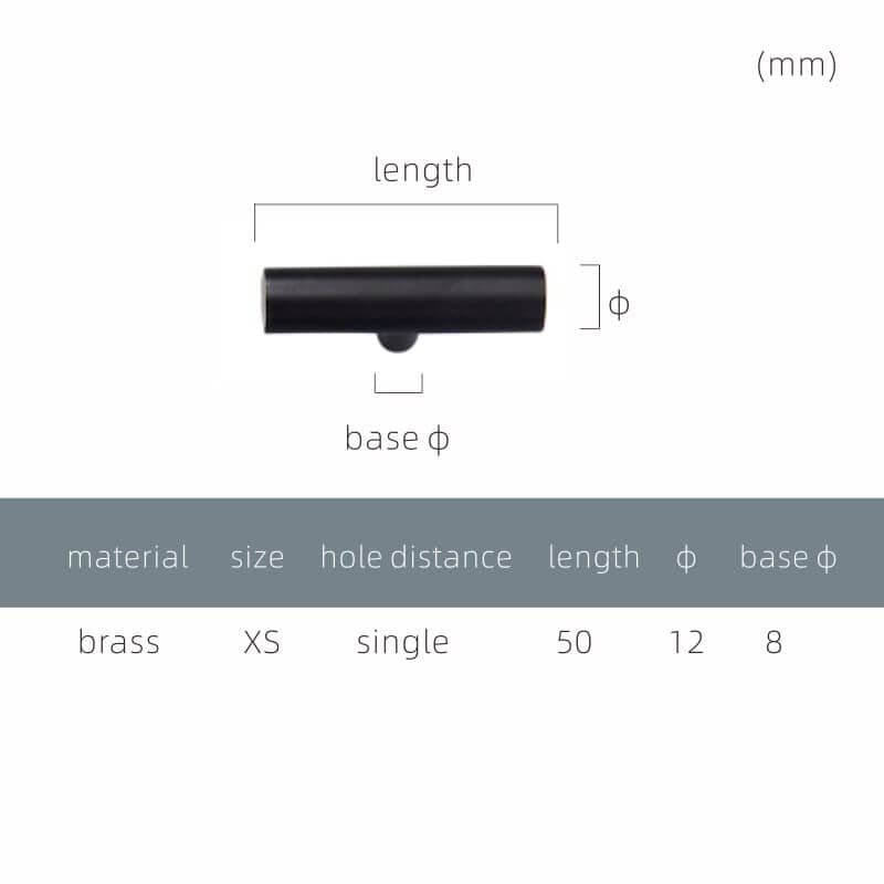 RONDE Barre a T in ottone massiccio 10 Barre a T in ottone massiccio RONDE