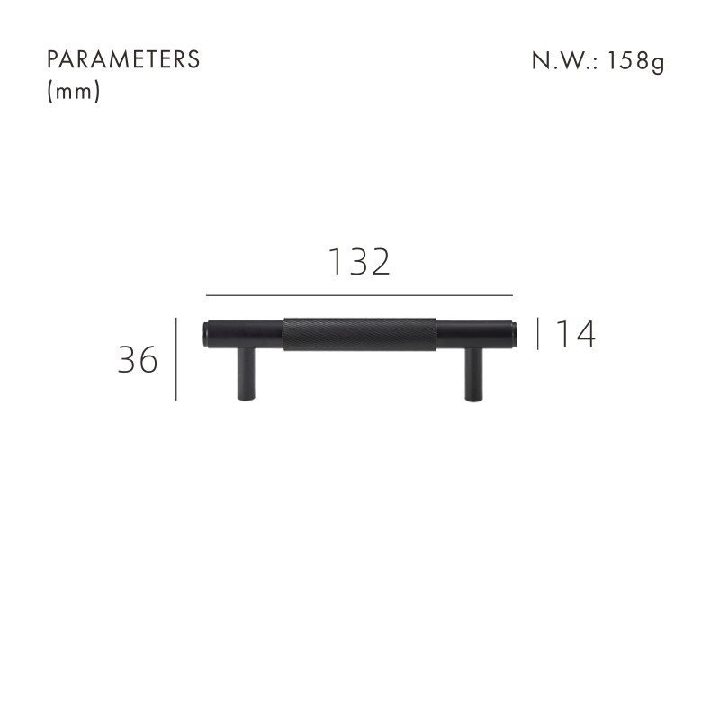 SAINZ Tiradores de latón macizo