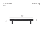 SAINZ Tiradores de latón macizo