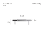 SAINZ Tiradores de latón macizo