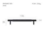 SAINZ Tiradores de latón macizo