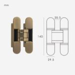 Charnière cachée SARO 3D