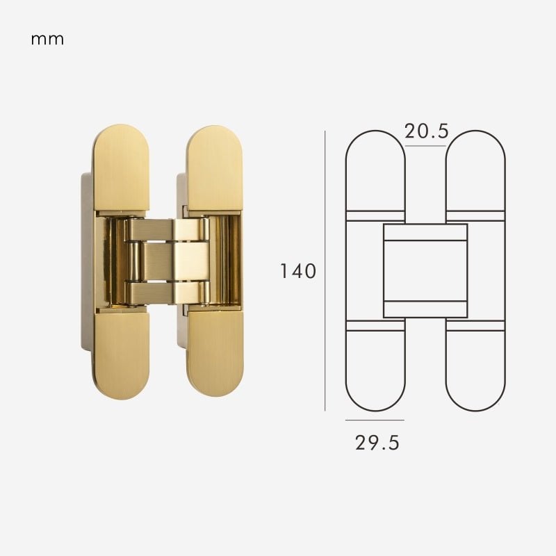 Charnière cachée SARO 3D