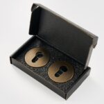 Solid Brass Keyhole Escutcheon